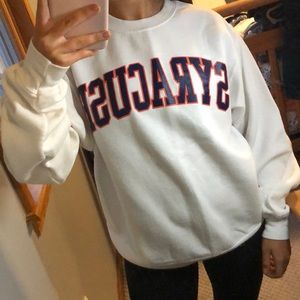 Syracuse White Crew Neck